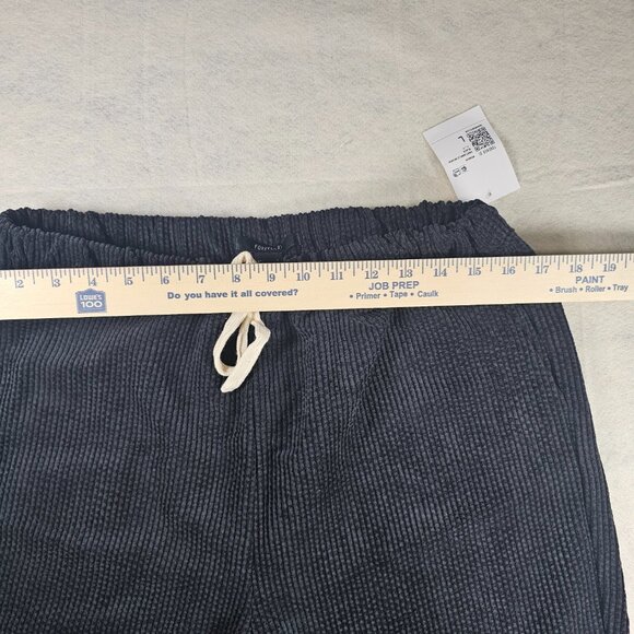NEW Forever21 Black Woven Corduroy Women's Ankle Pants - Size Large - Picture 5 of 8